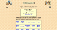 Desktop Screenshot of baxleystamps.com